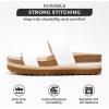 imageProject Cloud Womens Sandals  Lightweight WaterResistant ampamp NonSlip Wedge Sandal for Women  Memory Foam Insole Comfortable Beach Wedges  Perfect Summer Sandals for Women 2025 RiptideOffwhite