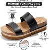 imageProject Cloud Womens Sandals  Lightweight WaterResistant ampamp NonSlip Wedge Sandal for Women  Memory Foam Insole Comfortable Beach Wedges  Perfect Summer Sandals for Women 2025 RiptideBlack