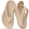 imageProject Cloud Flip Flops for Women Footwear  Memory Foam and Lightweight Platform Sandals Women Beach Vacation Essentials  Non Slip Durable and Soft Slippers AbraBeige