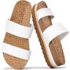 imageProject Cloud Womens Sandals  Lightweight WaterResistant ampamp NonSlip Wedge Sandal for Women  Memory Foam Insole Comfortable Beach Wedges  Perfect Summer Sandals for Women 2025 RiptideOffwhite