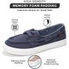 imageProject Cloud Sneakers for Women  Memory Foam Spring Shoes for Women Footwear  SlipOn Boat Shoes  Non Slip Fashion Sneakers  Lightweight Loafers SeasaltNavy