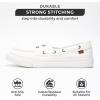 imageProject Cloud Sneakers for Women  Memory Foam Spring Shoes for Women Footwear  SlipOn Boat Shoes  Non Slip Fashion Sneakers  Lightweight Loafers SeasaltWhite