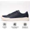 imageProject Cloud Fashion Sneakers for Men 2025  Stylish Vegan Leather Mens Shoes with Memory Foam Insole ampamp NonSlip Design  Lightweight LacedUp Men Footwear for Comfort ampamp Style TiltonNavy