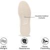 imageProject Cloud Fashion Sneakers for Men 2025  Stylish Vegan Leather Mens Shoes with Memory Foam Insole ampamp NonSlip Design  Lightweight LacedUp Men Footwear for Comfort ampamp Style TiltonWhite