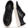 imageProject Cloud Fashion Sneakers for Men 2025  Stylish Vegan Leather Mens Shoes with Memory Foam Insole ampamp NonSlip Design  Lightweight LacedUp Men Footwear for Comfort ampamp Style TiltonBlack