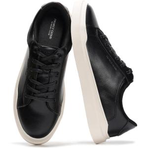 imageProject Cloud Fashion Sneakers for Men 2025  Stylish Vegan Leather Mens Shoes with Memory Foam Insole ampamp NonSlip Design  Lightweight LacedUp Men Footwear for Comfort ampamp Style TiltonBlack