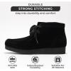 imageProject Cloud Ankle Boots for Women  100 Genuine Suede Womens Shoes  Memory Foam Insole Chukka Boots  Water Resistant Fashion Shoes for Women 2025 Wally BootBlack