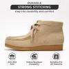 imageProject Cloud Ankle Boots for Women  100 Genuine Suede Womens Shoes  Memory Foam Insole Chukka Boots  Water Resistant Fashion Shoes for Women 2025 Wally BootWheat