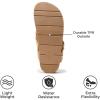 imageProject Cloud Womens Sandals  Comfortable Crochet Flip Flops for Women with Memory Foam Insole  Lightweight Fashion Sandals for Women 2025  Womens Flip Flops for Summer HammockNatural