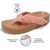 imageProject Cloud Womens Sandals  Comfortable Crochet Flip Flops for Women with Memory Foam Insole  Lightweight Fashion Sandals for Women 2025  Womens Flip Flops for Summer HammockMango