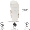 imageProject Cloud Womens Sandals  Comfortable Crochet Flip Flops for Women with Memory Foam Insole  Lightweight Fashion Sandals for Women 2025  Womens Flip Flops for Summer HammockOffwhite
