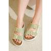 imageProject Cloud Genuine Leather Platform Sandals Women Footwear  Wedge Chunky Sandals Womens sandals with Memory Foam Insole and Cork Footbed GREECECHUNKYSage Suede