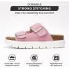 imageProject Cloud Genuine Leather Platform Sandals Women Footwear  Wedge Chunky Sandals Womens sandals with Memory Foam Insole and Cork Footbed GREECECHUNKYMauve Suede