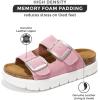 imageProject Cloud Genuine Leather Platform Sandals Women Footwear  Wedge Chunky Sandals Womens sandals with Memory Foam Insole and Cork Footbed GREECECHUNKYMauve Suede