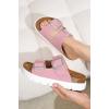 imageProject Cloud Genuine Leather Platform Sandals Women Footwear  Wedge Chunky Sandals Womens sandals with Memory Foam Insole and Cork Footbed GREECECHUNKYMauve Suede