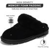 imageProject Cloud House Slippers for Women  100 Genuine Leather ampamp Natural Fur Lining Fluffy Slippers Women  Cozy Memory Foam Womens Shoes HedyBlack