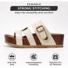 imageProject Cloud Platform Sandals Women Footwear  Memory Foam Insole and Lightweight Beach Wedges  Non Slip and Comfortable Strappy Wedge Sandals for Women 2025 ProudCloud