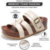 imageProject Cloud Platform Sandals Women Footwear  Memory Foam Insole and Lightweight Beach Wedges  Non Slip and Comfortable Strappy Wedge Sandals for Women 2025 ProudCloud