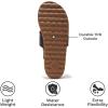 imageProject Cloud Fashion Womens Sandals  Memory Foam Insole and Comfortable Platform Sandals for Women 2025  Lightweight and Nonslip Perfect Beach Slides RaftBlack