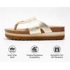 imageProject Cloud Fashion Womens Sandals  Memory Foam Insole and Comfortable Platform Sandals for Women 2025  Lightweight and Nonslip Perfect Beach Slides RaftGold