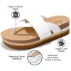 imageProject Cloud Fashion Womens Sandals  Memory Foam Insole and Comfortable Platform Sandals for Women 2025  Lightweight and Nonslip Perfect Beach Slides RaftOffwhite