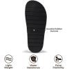 imageProject Cloud Genuine Leather Memory Foam Womens Sandals  Stylish and Comfortable Double Strap Slip In Slides for Women  Perfect Summer Sandals for Women 2025 SleekBlack Suede