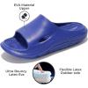 imageProject Cloud Mens Sandals  Lightweight and Flexible EVA Slippers for Men ampamp Women with Ultra Bouncy Latex Insole  Comfortable Water Resistant Womens Sandals ampamp Men Footwear DeanBlue