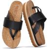 imageProject Cloud Fashion Womens Sandals  Memory Foam Insole and Comfortable Platform Sandals for Women 2025  Lightweight and Nonslip Perfect Beach Slides RaftBlack