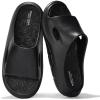 imageProject Cloud Mens Sandals  Lightweight and Flexible EVA Slippers for Men ampamp Women with Ultra Bouncy Latex Insole  Comfortable Water Resistant Womens Sandals ampamp Men Footwear DeanBlack
