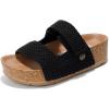 imageProject Cloud Platform Sandals Women Footwear  Genuine Leather Beach Summer Wedges with Comfortable Memory Foam Insole  Non Slip ampamp Lightweight Wedge Sandals for Women 2025 PismoBlack Crochet