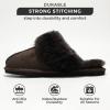imageProject Cloud 100 Australian Sheepskin Scuff Slippers for Women  Genuine Shearling Memory Foam Slides for Women mules for women  NonSlip Womens Slippers LynseyChocolate