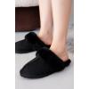 imageProject Cloud 100 Australian Sheepskin Scuff Slippers for Women  Genuine Shearling Memory Foam Slides for Women mules for women  NonSlip Womens Slippers LynseyBlack