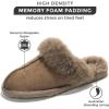 imageProject Cloud 100 Australian Sheepskin Scuff Slippers for Women  Genuine Shearling Memory Foam Slides for Women mules for women  NonSlip Womens Slippers LynseyTaupe