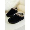 imageProject Cloud Australian Shearling Slippers for Kids  Memory Foam Fuzzy Slippers NonSlip Fluffy Slippers Girls Footwear ampamp Boys Footwear Kids Slippers  Unisex Shoes Dream WarmBlack