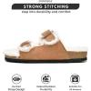 imageProject Cloud Genuine Suede House Slippers for women  Cozy Womens Sandals Shearling Fur Lining Slides for Women Footwear  Adjustable Straps Sandals for Women 2025 DianeaTan