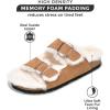 imageProject Cloud Genuine Suede House Slippers for women  Cozy Womens Sandals Shearling Fur Lining Slides for Women Footwear  Adjustable Straps Sandals for Women 2025 DianeaTan