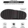 imageProject Cloud Genuine Suede Slippers for Women Indoor Outdoor Fuzzy Slippers  Platform Sandals Women Footwear  Memory Foam Insole Womens Sandals Waterresistant Womens Slippers SnowyGrey
