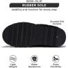 imageProject Cloud Genuine Suede Slippers for Women Indoor Outdoor Fuzzy Slippers  Platform Sandals Women Footwear  Memory Foam Insole Womens Sandals Waterresistant Womens Slippers SnowyBlack