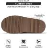 imageProject Cloud Genuine Suede Slippers for Women Indoor Outdoor Fuzzy Slippers  Platform Sandals Women Footwear  Memory Foam Insole Womens Sandals Waterresistant Womens Slippers SnowyChestnut