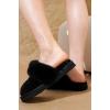imageProject Cloud Shearling Slippers for Women Footwear  Genuine Suede Clogs NonSlip IndoorOutdoor Scuff Womens Slippers with Memory Foam Insole HenkaBlack