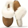 imageProject Cloud 100 Australian Sheepskin Scuff Slippers for Women  Genuine Shearling Memory Foam Slides for Women mules for women  NonSlip Womens Slippers LynseyChestnut