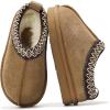 imageProject Cloud Australian Shearling Slippers for Kids  Memory Foam Fuzzy Slippers NonSlip Fluffy Slippers Girls Footwear ampamp Boys Footwear Kids Slippers  Unisex Shoes Dream WarmChestnut