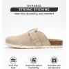 imageProject Cloud Womens Genuine Suede Footbed Clogs for Women  Memory Foam Arch Support Clog Slippers for Women  Trendy Slipons Womens Mules ampamp Clogs Sandals BentonSand Suede
