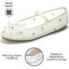 imageProject Cloud Ballet Flats Shoes for Women  CrystalEmbellished Mesh Ballet Flats Women Footwear  NonSlip Mary Jane Shoes with Memory Foam  Casual Footwear for AllDay Comfort AmityMint
