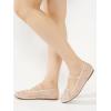 imageProject Cloud Ballet Flats Shoes for Women  CrystalEmbellished Mesh Ballet Flats Women Footwear  NonSlip Mary Jane Shoes with Memory Foam  Casual Footwear for AllDay Comfort AmityNude