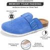 imageProject Cloud Genuine Leather Footbed Clogs for Women  Memory Foam Arch Support Slippers for Women  Trendy Slipons Womens Mules ampamp Clogs Sandals BentonOcean Suede