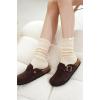 imageProject Cloud Genuine Leather Footbed Clogs for Women  Memory Foam Arch Support Slippers for Women  Trendy Slipons Womens Mules ampamp Clogs Sandals BentonChoco Brown Suede