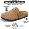 imageProject Cloud Genuine Leather Footbed Clogs for Women  Memory Foam Arch Support Slippers for Women  Trendy Slipons Womens Mules ampamp Clogs Sandals BentonChestnut Perforated