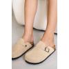 imageProject Cloud Clogs for Kids  Genuine Leather Kids Clogs with Cork Footbed Arch Support  NonSlip Slippers ampamp Sandals for Boys ampamp Girls Footwear Little BentonStone Suede