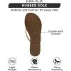 imageProject Cloud Flip Flops for Women  Memory Foam Flats Summer Sandals for Women 2025  Vegan Leather Lightweight Womens Sandals Summer Beach Essentials SlidesGold